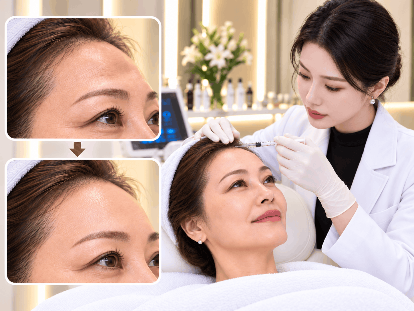 Cân chỉnh trán hóp